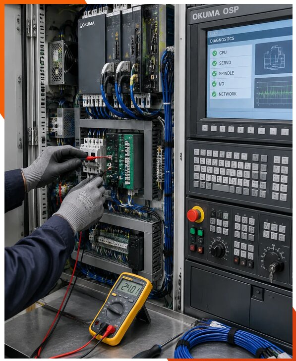 Ремонт систем ЧПУ Okuma OSP в Бузулуке